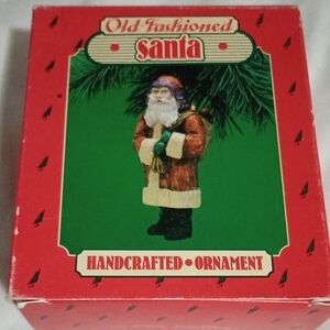 Hallmark Old-Fashioned Santa Ornament - Red and Green